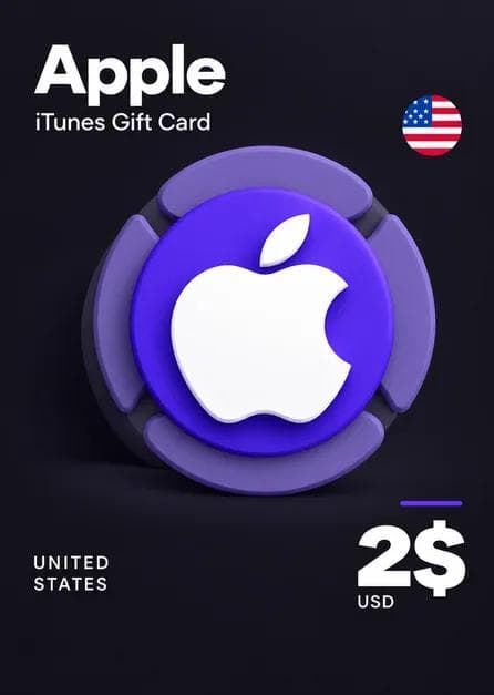 APPLE ITUNES GIFT CARD 2 USD ITUNES KEY UNITED STATES
