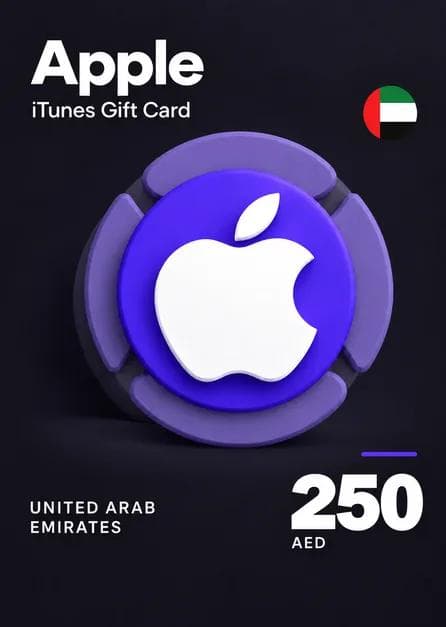 APPLE ITUNES GIFT CARD 250 AED ITUNES KEY UNITED ARAB EMIRATES
