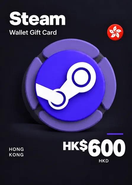 Steam Wallet Gift Card 600 HKD Steam Key HONG KONG