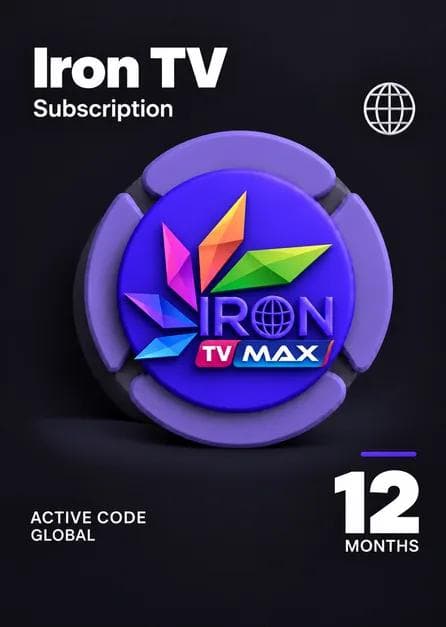 IRON TV 12 Months - Active Code - Key Global
