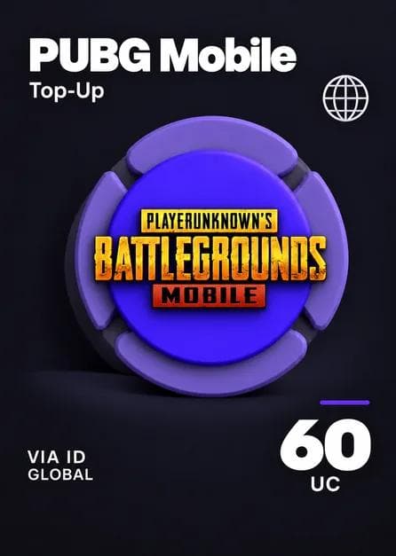 PUBG Mobile 60 UC (Unknown Cash) - GLOBAL