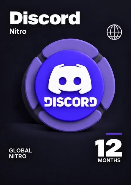 Discord Nitro - 12 Months Subscription Key GLOBAL