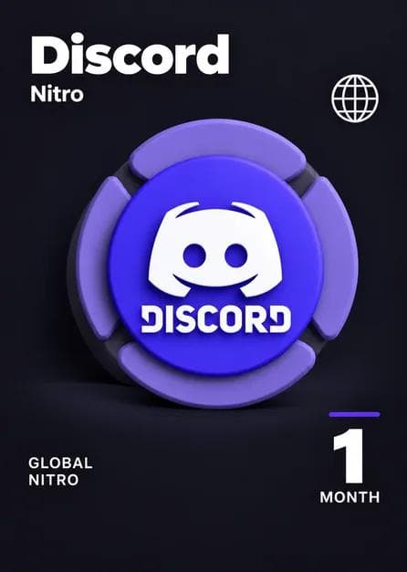 Discord Nitro - 1 Month Subscription Key GLOBAL