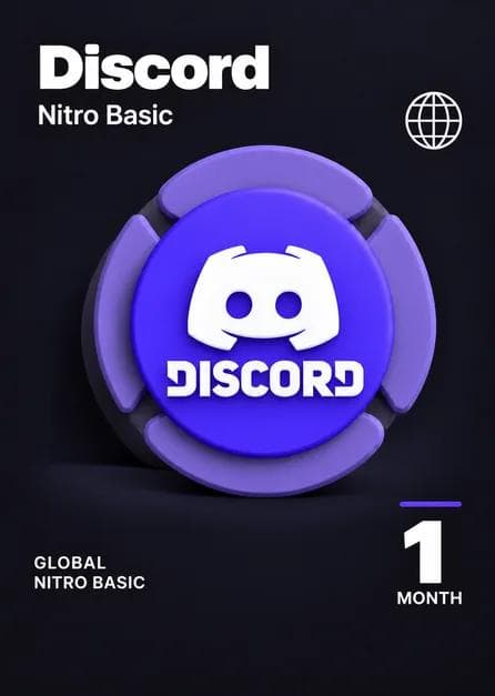 Discord Nitro Basic - 1 Month Subscription Key GLOBAL