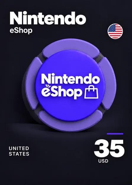 Nintendo eShop Card 35 USD Key USA