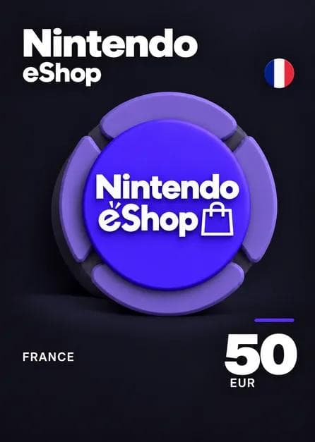 Nintendo eShop Card 50 EURO Key FRANCE