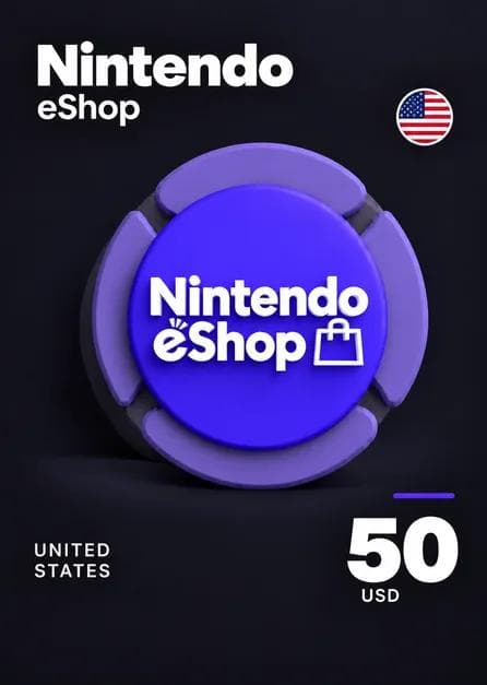 Nintendo eShop Card 50 USD Key USA