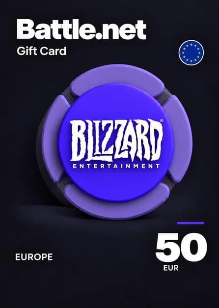 Battle.net Gift Card 50 EUR Blizzard Key Europe
