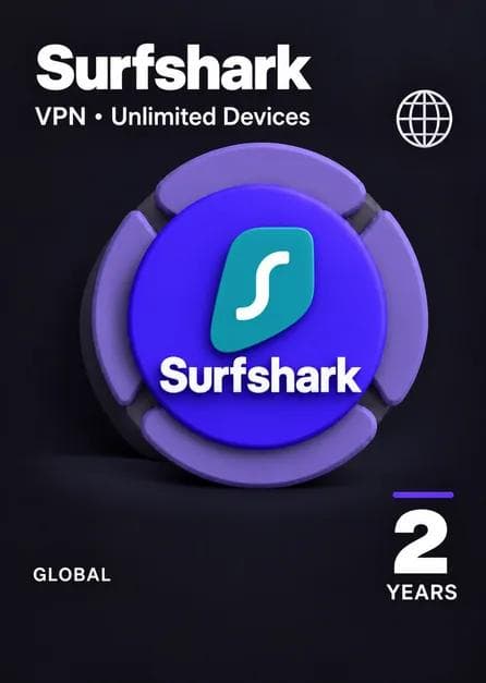Surfshark VPN Unlimited Devices 2 Year Key GLOBAL