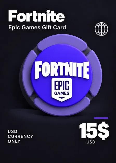 (EPIC GAMES) Fortnite Gift Card 15 USD Key USD-CURRENCY