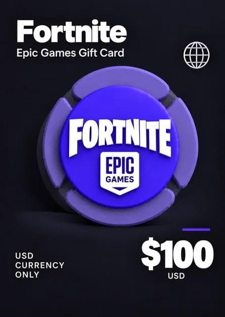 (EPIC GAMES) Fortnite Gift Card 100 USD Key USD-CURRENCY