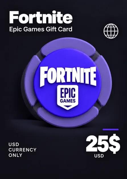 (EPIC GAMES) Fortnite Gift Card 25 USD Key USD-CURRENCY