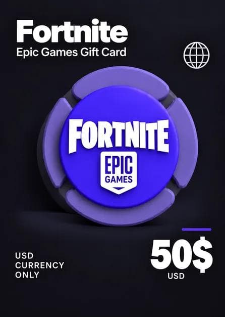 (EPIC GAMES) Fortnite Gift Card 50 USD Key USD-CURRENCY