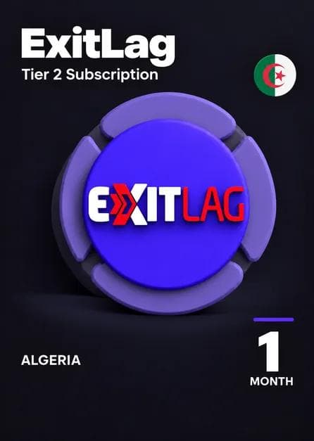 ExitLag 1-Month Subscription - Tier 2 - (Key work on Algeria)
