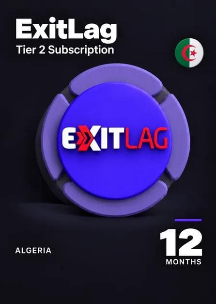 ExitLag 12-Months Subscription - Tier 2 - (Key work on Algeria)