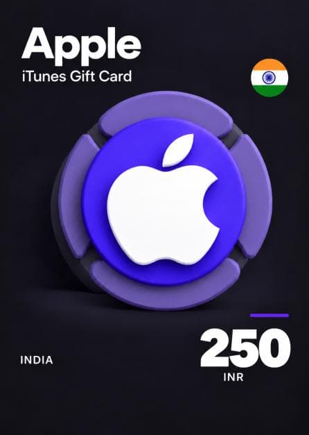 APPLE ITUNES GIFT CARD 250 INR ITUNES KEY INDIA