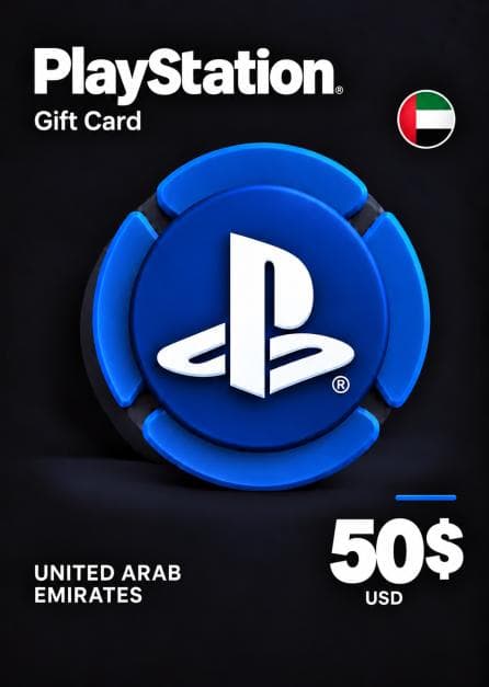 PlayStation Network Card 50 USD (UAE) PSN Key UNITED ARAB EMIRATES