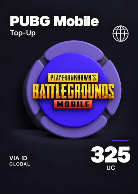 PUBG Mobile 325 UC (Unknown Cash) - GLOBAL