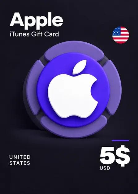 APPLE ITUNES GIFT CARD 5 USD ITUNES KEY UNITED STATES