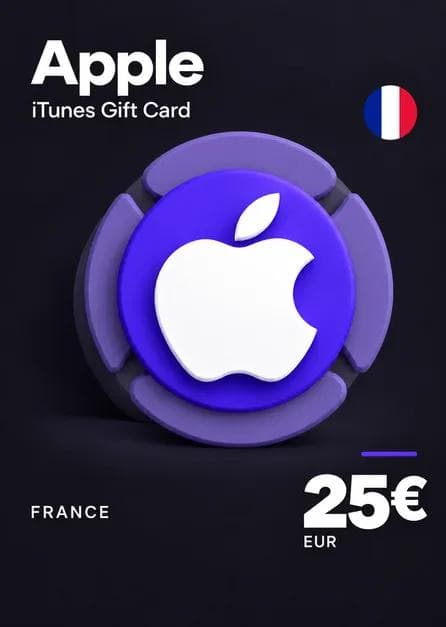 APPLE ITUNES GIFT CARD 25 EUR ITUNES KEY FRANCE