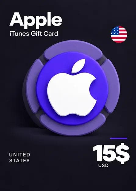 APPLE ITUNES GIFT CARD 15 USD ITUNES KEY UNITED STATES