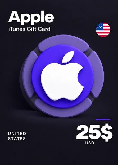 APPLE ITUNES GIFT CARD 25 USD ITUNES KEY UNITED STATES