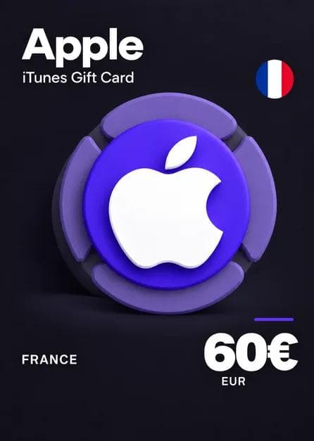 APPLE ITUNES GIFT CARD 60 EUR ITUNES KEY FRANCE