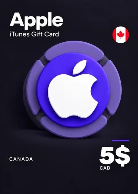 APPLE ITUNES GIFT CARD 5 CAD ITUNES KEY CANADA