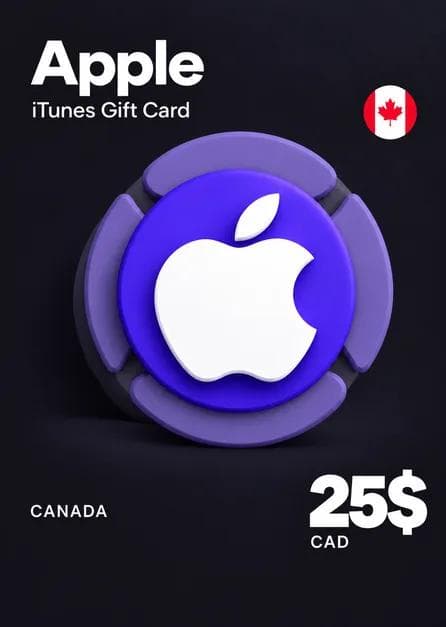 APPLE ITUNES GIFT CARD 25 CAD ITUNES KEY CANADA