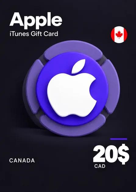 APPLE ITUNES GIFT CARD 20 CAD ITUNES KEY CANADA
