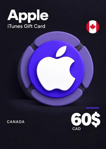 APPLE ITUNES GIFT CARD 60 CAD ITUNES KEY CANADA