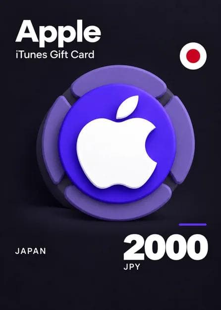 APPLE ITUNES GIFT CARD 2000 JPY ITUNES KEY JAPAN