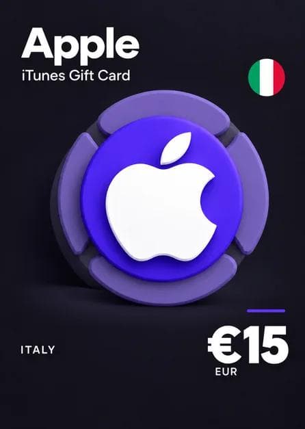 APPLE ITUNES GIFT CARD 15 EUR ITUNES KEY ITALY