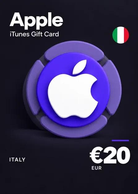 APPLE ITUNES GIFT CARD 20 EUR ITUNES KEY ITALY
