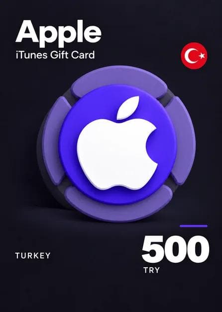APPLE ITUNES GIFT CARD 500 TRY ITUNES KEY TURKEY
