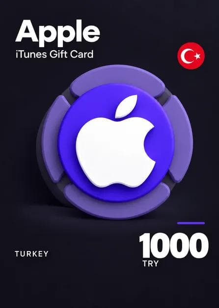 APPLE ITUNES GIFT CARD 1000 TRY ITUNES KEY TURKEY