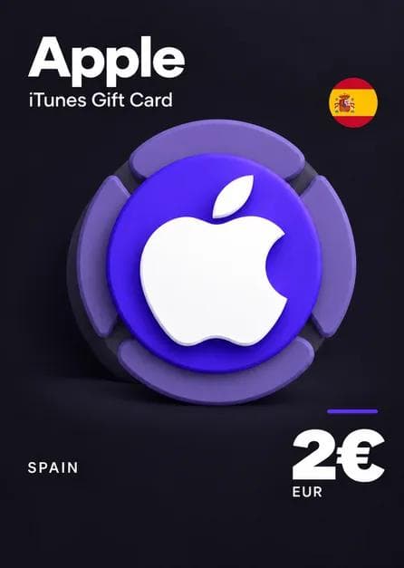 APPLE ITUNES GIFT CARD 2 EUR ITUNES KEY SPAIN