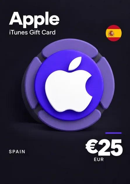 APPLE ITUNES GIFT CARD 25 EUR ITUNES KEY SPAIN