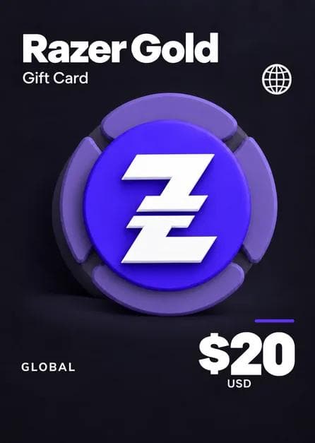 Razer Gold Gift Card 20 USD Key GLOBAL