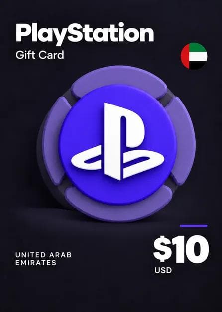 PlayStation Network Card 10 USD (UAE) PSN Key UNITED ARAB EMIRATES