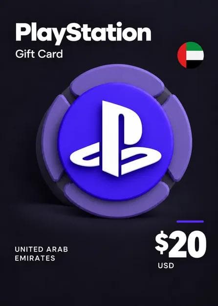 PlayStation Network Card 20 USD (UAE) PSN Key UNITED ARAB EMIRATES