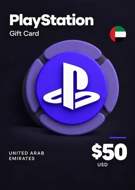 PlayStation Network Card 50 USD (UAE) PSN Key UNITED ARAB EMIRATES
