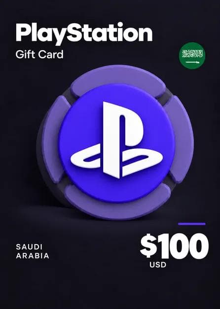 PlayStation Network Card 100 USD (KSA) PSN Key SAUDI ARABIA