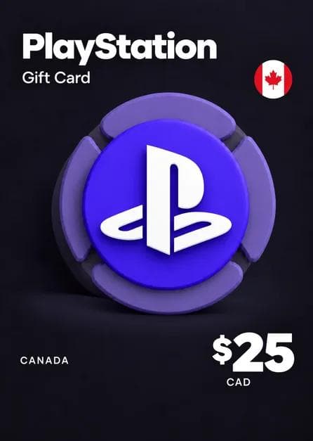 PlayStation Network Card 25 CAD PSN Key CANADA