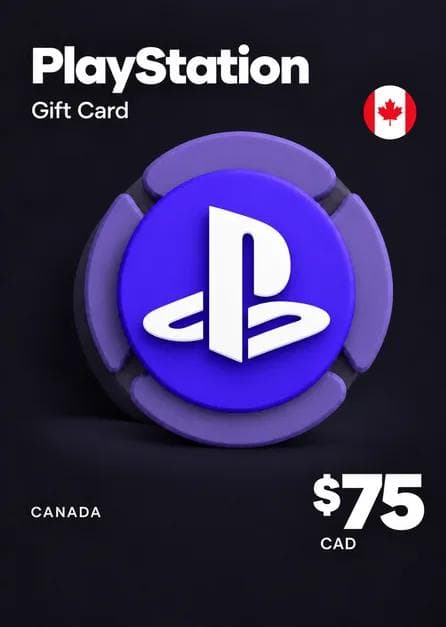 PlayStation Network Card 75 CAD PSN Key CANADA