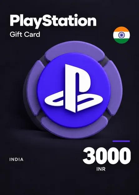 PlayStation Network Card 3000 INR (IN) PSN Key INDIA