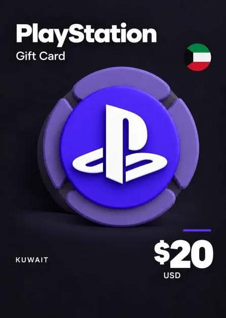 PlayStation Network Card 20 USD (KW) PSN Key KUWAIT