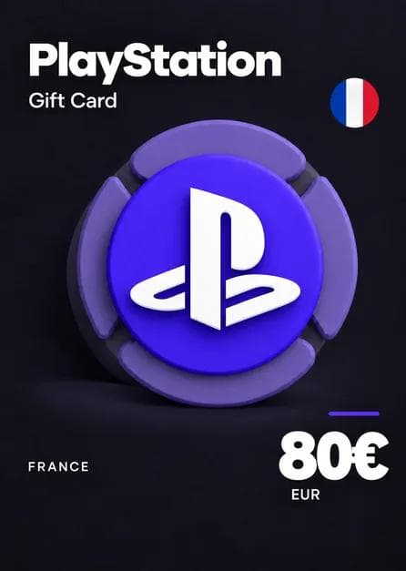 PlayStation Network Card 80 EUR (FR) PSN Key FRANCE