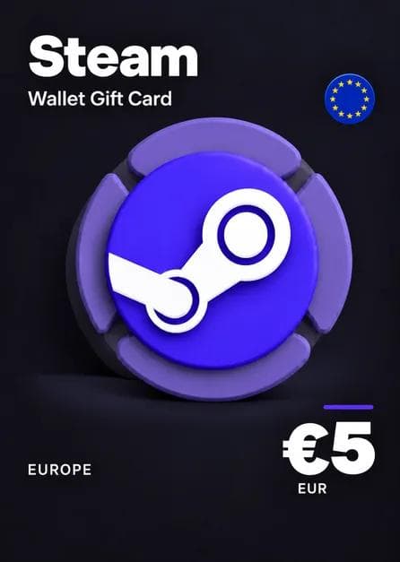 Steam Wallet Gift Card 5 EUR Steam Key EUROPE