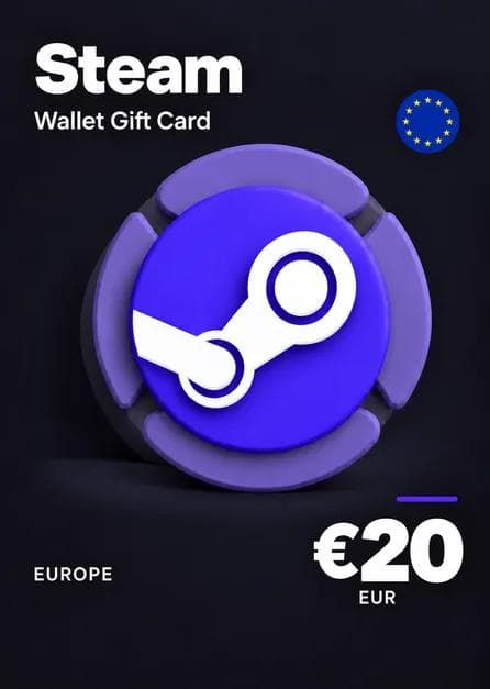 Steam Wallet Gift Card 20 EUR Steam Key EUROPE